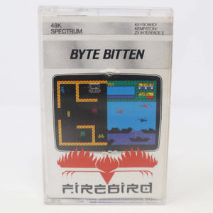 Vintage 1980s Spectrum 48K Byte Bitten Cassette Tape Video Game