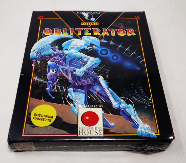 Vintage Spectrum 48K Psynosis Presents Obliterator Cassette Tape Video Game