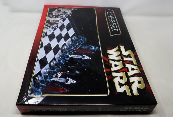 Vintage 1999 90s Character Games Star Wars Chess Collector's 3D Chess Set Game Boxed Sealed Rare