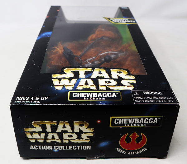 Vintage 1998 90s Hasbro Star Wars The Kenner Collection Chewbacca In Chains Fully Poseable 12" Action Figure Boxed Retro