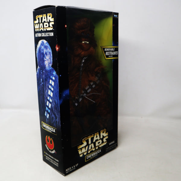 Vintage 1998 90s Hasbro Star Wars The Kenner Collection Chewbacca In Chains Fully Poseable 12" Action Figure Boxed Retro