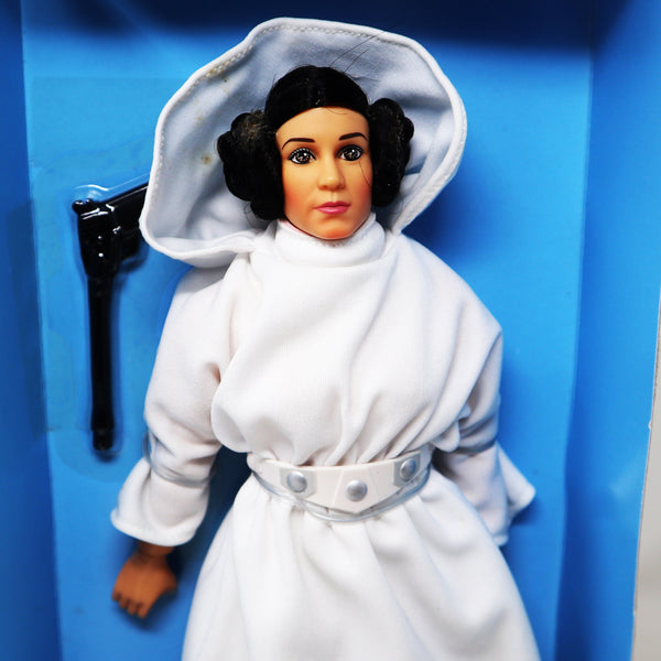 Vintage 1997 90s Hasbro Kenner Star Wars Collector Series Princess Leia Fully Poseable 12" Action Figure Boxed Retro