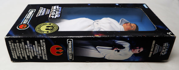 Vintage 1997 90s Hasbro Kenner Star Wars Collector Series Princess Leia Fully Poseable 12" Action Figure Boxed Retro