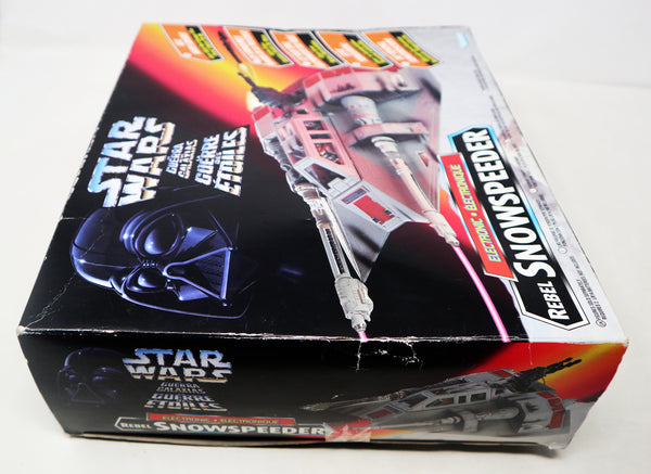Vintage 1996 90s Kenner Tonka Star Wars The Power Of The Force POTF Electronic Rebel Snowspeeder Vehicle Boxed Working Movie Sounds! Mexico Retro