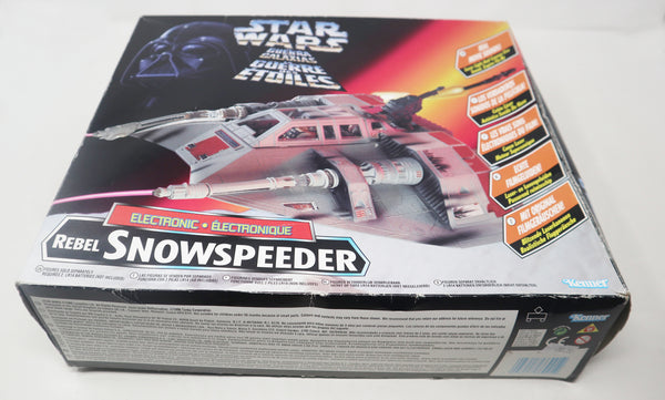 Vintage 1996 90s Kenner Tonka Star Wars The Power Of The Force POTF Electronic Rebel Snowspeeder Vehicle Boxed Working Movie Sounds! Mexico Retro