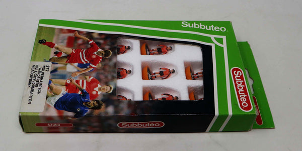 Vintage Subbuteo 63000 The Football Game Table Soccer Players Team Set Wolverhampton Wanderers Hull City / Dumbarton Meadowbank 377 Boxed