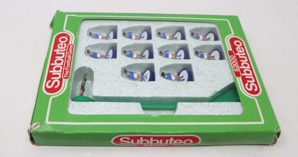 Vintage Subbuteo 63000 The Football Game Table Soccer Players Team Set Everton G43 Boxed