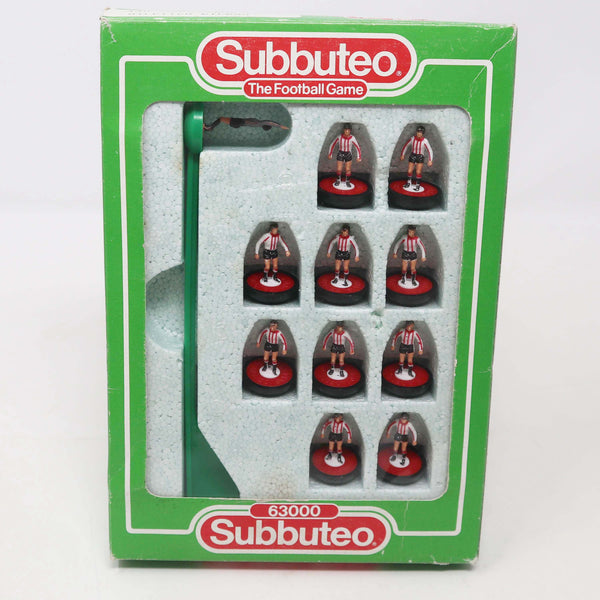 Vintage Subbuteo 63000 The Football Game Table Soccer Players Team Set Sunderland Atletico Bilbao 440 Boxed