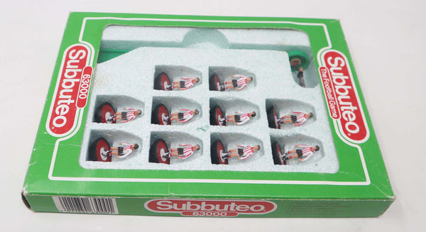 Vintage Subbuteo 63000 The Football Game Table Soccer Players Team Set Sunderland Atletico Bilbao 440 Boxed