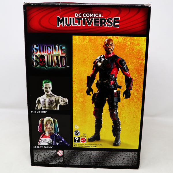 2016 Mattel DC Comics Multiverse Suicide Squad Deadshot 11.5" Action Figure Boxed Sealed Will Smith