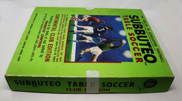 Vintage 1970s Subbuteo The Football Game 'Continental' Club Edition Table Soccer Set Boxed