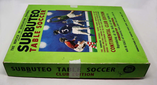 Vintage 1970s Subbuteo The Football Game 'Continental' Club Edition Table Soccer Set Boxed