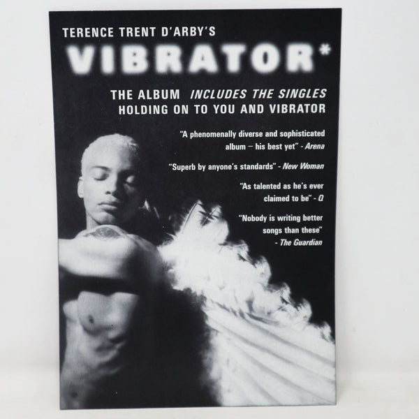 Vintage Terrence Trent D'Arby TTD's Sananda Maitreya Vibrator World Tour 1995 Concert Programme Program Book + The Labatts Apollo Ticket Stub Rare