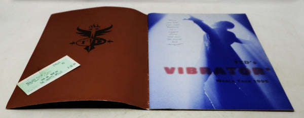 Vintage Terrence Trent D'Arby TTD's Sananda Maitreya Vibrator World Tour 1995 Concert Programme Program Book + The Labatts Apollo Ticket Stub Rare