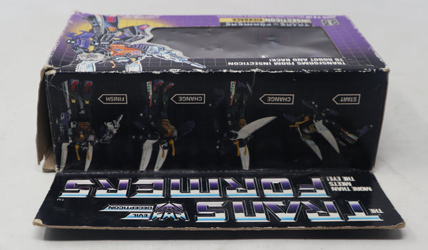 Vintage 1984 80s Hasbro Takara Transformers G1 Insecticon Kickback Action Figure Robot Boxed Retro