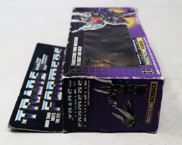 Vintage 1984 80s Hasbro Takara Transformers G1 Insecticon Kickback Action Figure Robot Boxed Retro