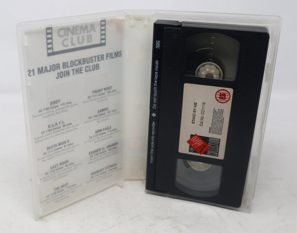 Vintage 1990 90s Columbia Pictures Cinema Club Stand By Me Pal VHS (Video Home System) Tape Rob Reiner Retro