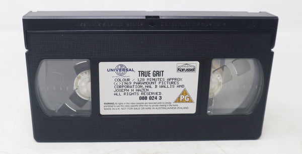 2009 Polygram John Wayne True Grit Pal VHS (Video Home System) Tape Cowboy Western Retro