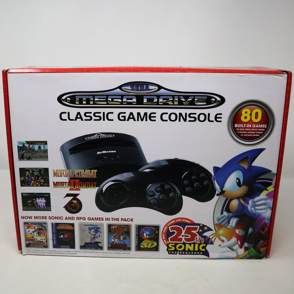 AtGames Sega Mega Drive Classic Console Boxed 80 Built-In Video Games Inc. Sonic The Hedgehog