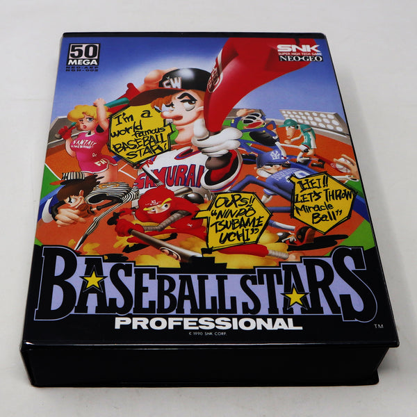 Vintage 1990 90s SNK Neo-Geo AES Baseball Stars Professional Video Game Japan Sealed Rare