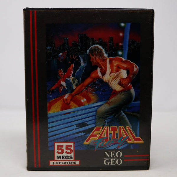 Vintage 1991 90s SNK Neo-Geo AES Fatal Fury 1 55 MEGS Fighting Video Game Japan 1-2 Players Rare