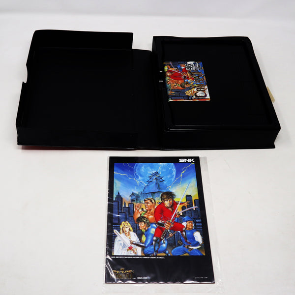 Vintage 1990 90s SNK Neo-Geo AES Ninja Combat 46 MEGA Super High Tech Fighting Video Game Japan Rare