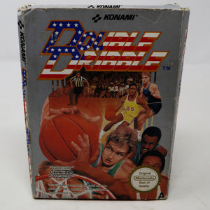 Vintage 1988 80s Nintendo Entertainment System NES Double Dribble Basketball Video Game Boxed Pal A