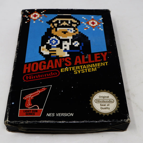 Vintage 1990 90s Nintendo Entertainment System NES Hogan's Alley Video Game Boxed Pal