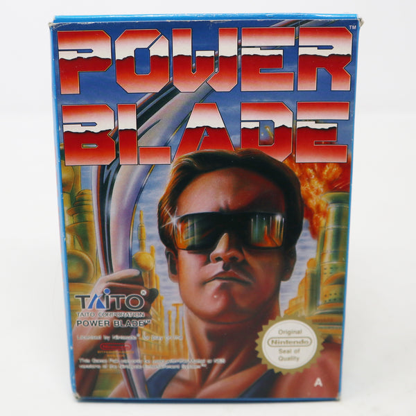 Vintage 1991 90s Nintendo Entertainment System NES Power Blade Video Game Boxed Pal A