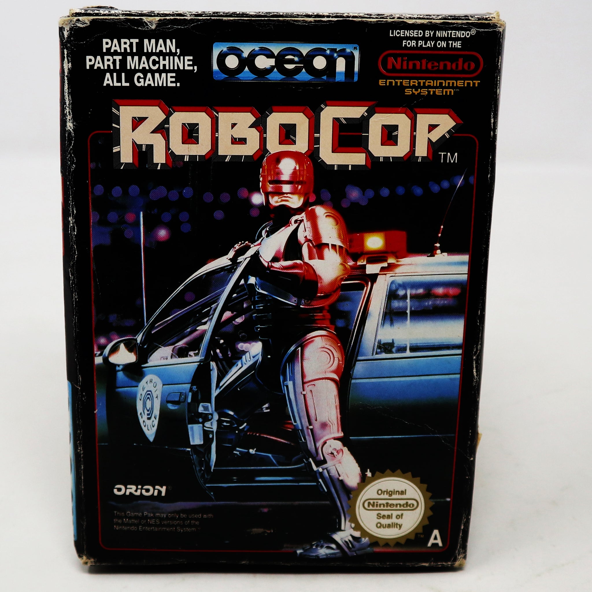 Vintage 1987 80s Nintendo Entertainment System NES Robocop Robo Cop Video Game Boxed Pal A