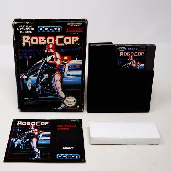 Vintage 1987 80s Nintendo Entertainment System NES Robocop Robo Cop Video Game Boxed Pal A