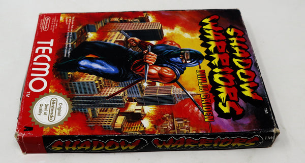 Vintage 1991 90s Nintendo Entertainment System NES Shadow Warriors Ninja Gaiden Battle Fighting Video Game Boxed Pal A