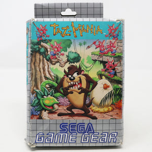 Vintage 1992 90s Sega Game Gear Taz-Mania Cartridge Video Game Boxed Pal 1 Player