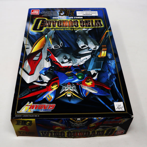 Vintage 1995 90s Bandai Wing Gundam 0 Zero Mobile Suit XXXG-00W0 1/100 Scale Model Kit Assembled Boxed Japan