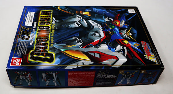 Vintage 1995 90s Bandai Wing Gundam 0 Zero Mobile Suit XXXG-00W0 1/100 Scale Model Kit Assembled Boxed Japan