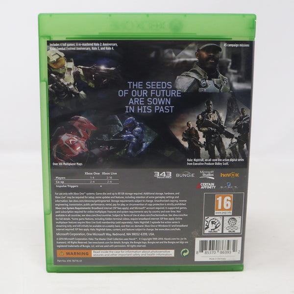 Vintage Microsoft Xbox X-Box 1 1540 Console Black 500GB HDD (Fully Working), Wireless Controller Boxed + Halo The Master Chief Collection Video Game Pal Lot Bundle