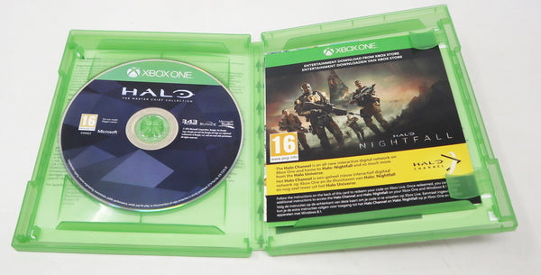 Vintage Microsoft Xbox X-Box 1 1540 Console Black 500GB HDD (Fully Working), Wireless Controller Boxed + Halo The Master Chief Collection Video Game Pal Lot Bundle