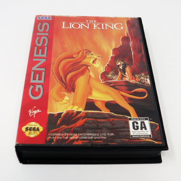 Vintage 1994 90s Sega Mega Drive Megadrive Genesis Disney The Lion King Cartridge Video Game Boxed 1 Player