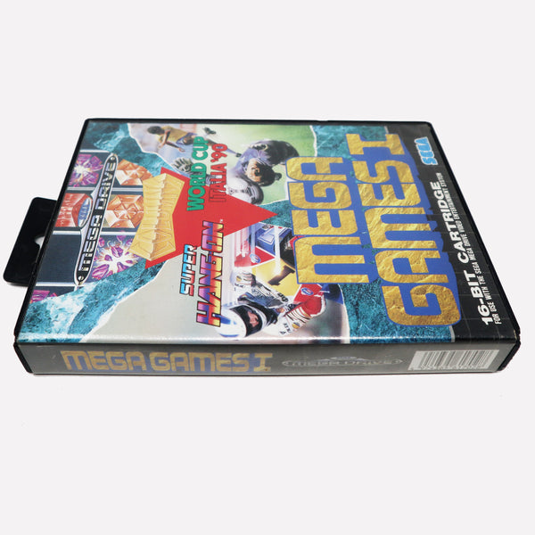 Vintage 1992 90s Sega Mega Drive Megadrive Mega Games I 1 (Super Hang-On, World Cup Italia '90 & Columns) 16-Bit Cartridge Video Game PAL 1 Player