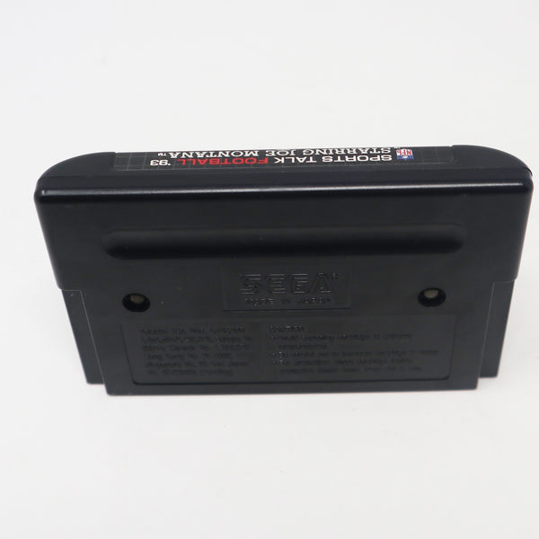 Vintage 1992 90s Sega Mega Drive Megadrive Sports Talk Football '93 Starring Joe Montana And All 28 NFL Teams 16-Bit Cartridge Video Game PAL 1 or 2 Players
