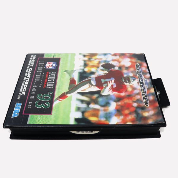 Vintage 1992 90s Sega Mega Drive Megadrive Sports Talk Football '93 Starring Joe Montana And All 28 NFL Teams 16-Bit Cartridge Video Game PAL 1 or 2 Players