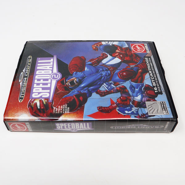 Vintage 1992 90s Sega Mega Drive Megadrive Speedball 2 16-Bit Cartridge Video Game PAL 1 or 2 Players