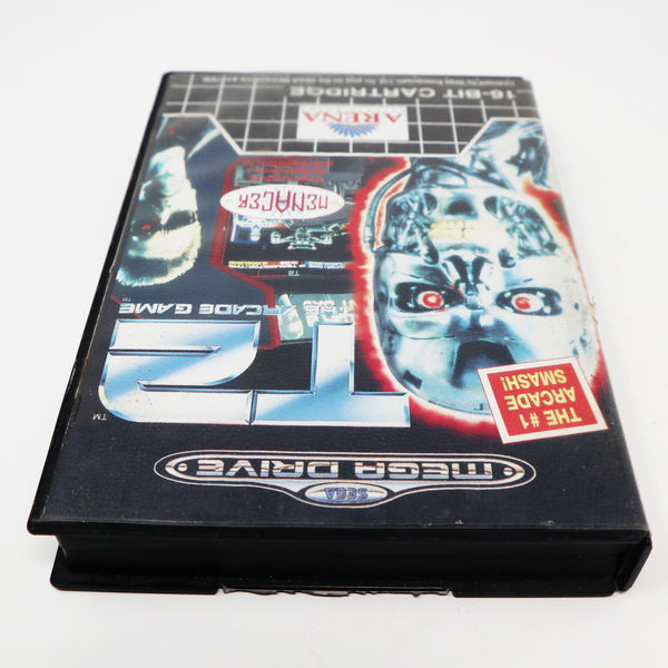 Vintage 1992 90s Sega Mega Drive Megadrive T2 Terminator 2 The Arcade Game 16-Bit Cartridge Video Game PAL 1 or 2 Players