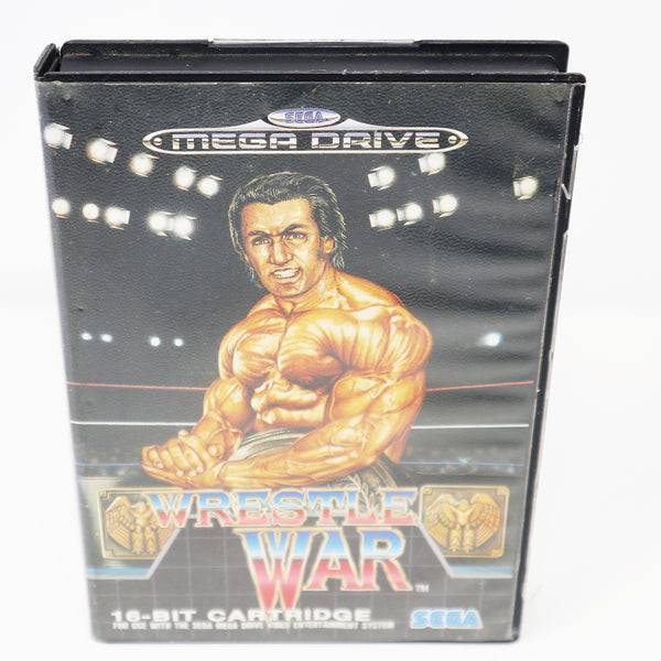 Vintage 1991 90s Sega Mega Drive Megadrive Wrestle War 16-Bit Cartridge Video Game PAL 1 or 2 Players