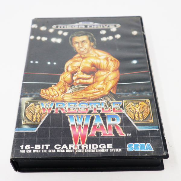 Vintage 1991 90s Sega Mega Drive Megadrive Wrestle War 16-Bit Cartridge Video Game PAL 1 or 2 Players
