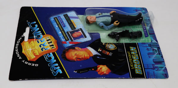 Vintage 1994 90s Vivid Imaginations Gerry Anderson's Space Precinct Lieutenant Brogan 3.5" Action Figure Carded MOC