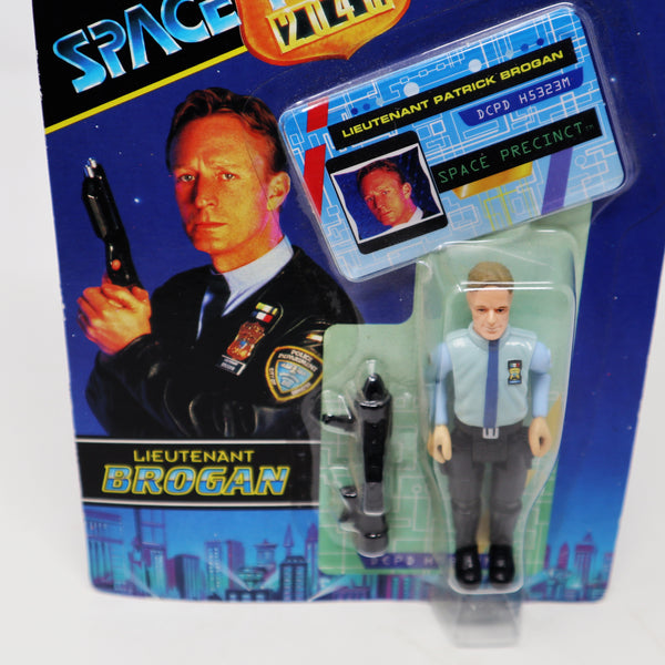 Vintage 1994 90s Vivid Imaginations Gerry Anderson's Space Precinct Lieutenant Brogan 3.5" Action Figure Carded MOC