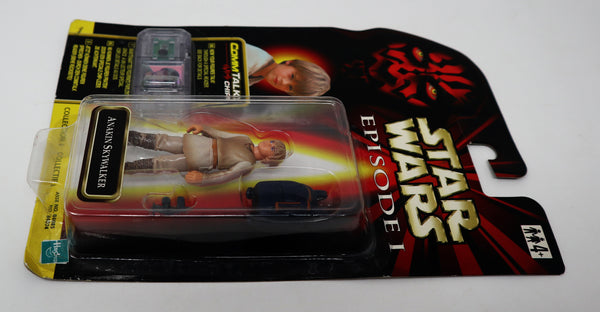 Vintage 1999 90s Hasbro Star Wars Episode I Collection 1 Anakin Skywalker Talking Action Figure Carded MOC