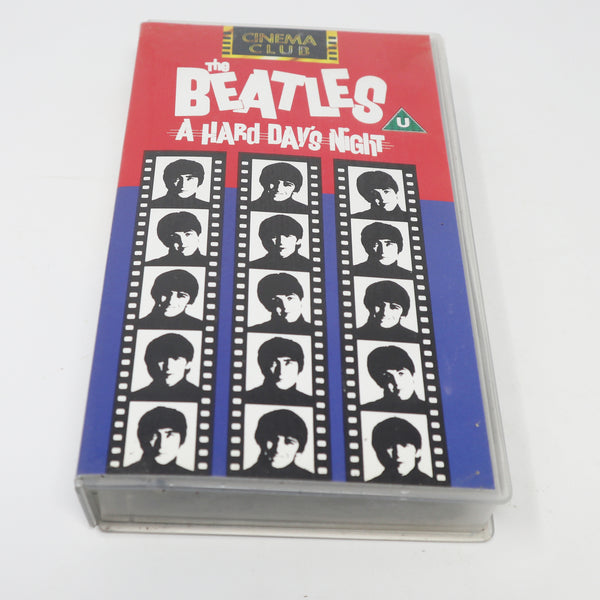 Vintage 1992 90s Cinema Club The Beatles A Hard Day's Night PAL VHS (Video Home System) Tape