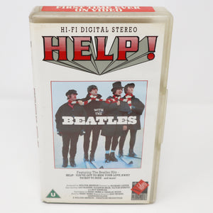 Vintage 1989 80s MPI Home Entertainment The Beatles Help! PAL VHS (Video Home System) Tape